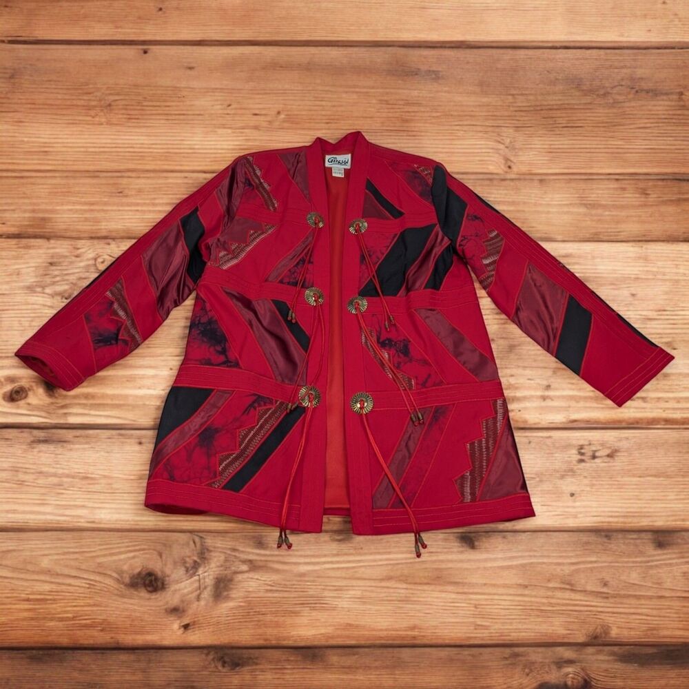 Girasol Jacket Wearable Art Mexico Applique